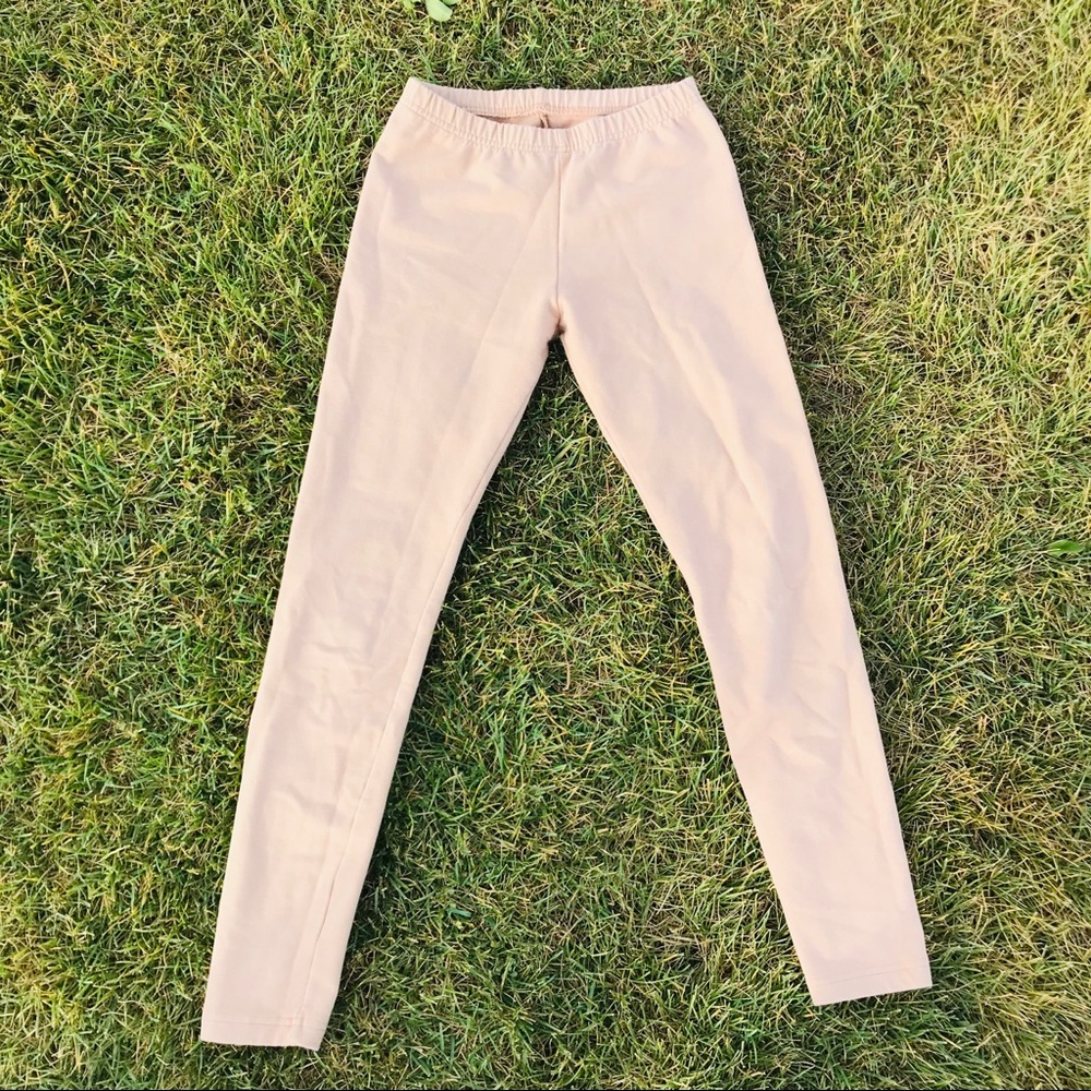 Nude American Apparel thick leggings